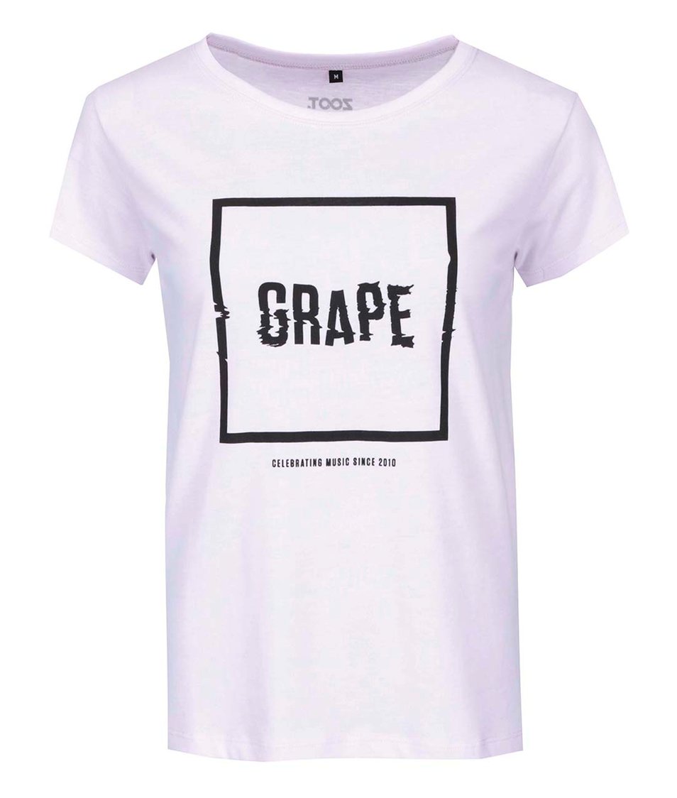 Fialové dámské triko Grape Logo Square