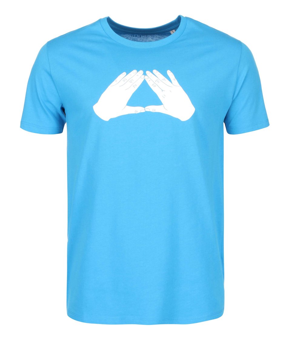 Modré pánské triko ZOOT Originál Trojúhelník