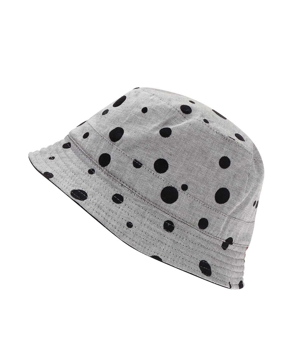 Šedý/černý oboustranný klobouk Icon Brand Dot Matrix