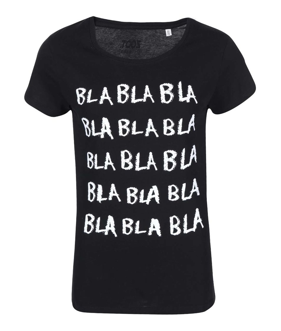 Černé dámské triko ZOOT Originál Bla bla bla