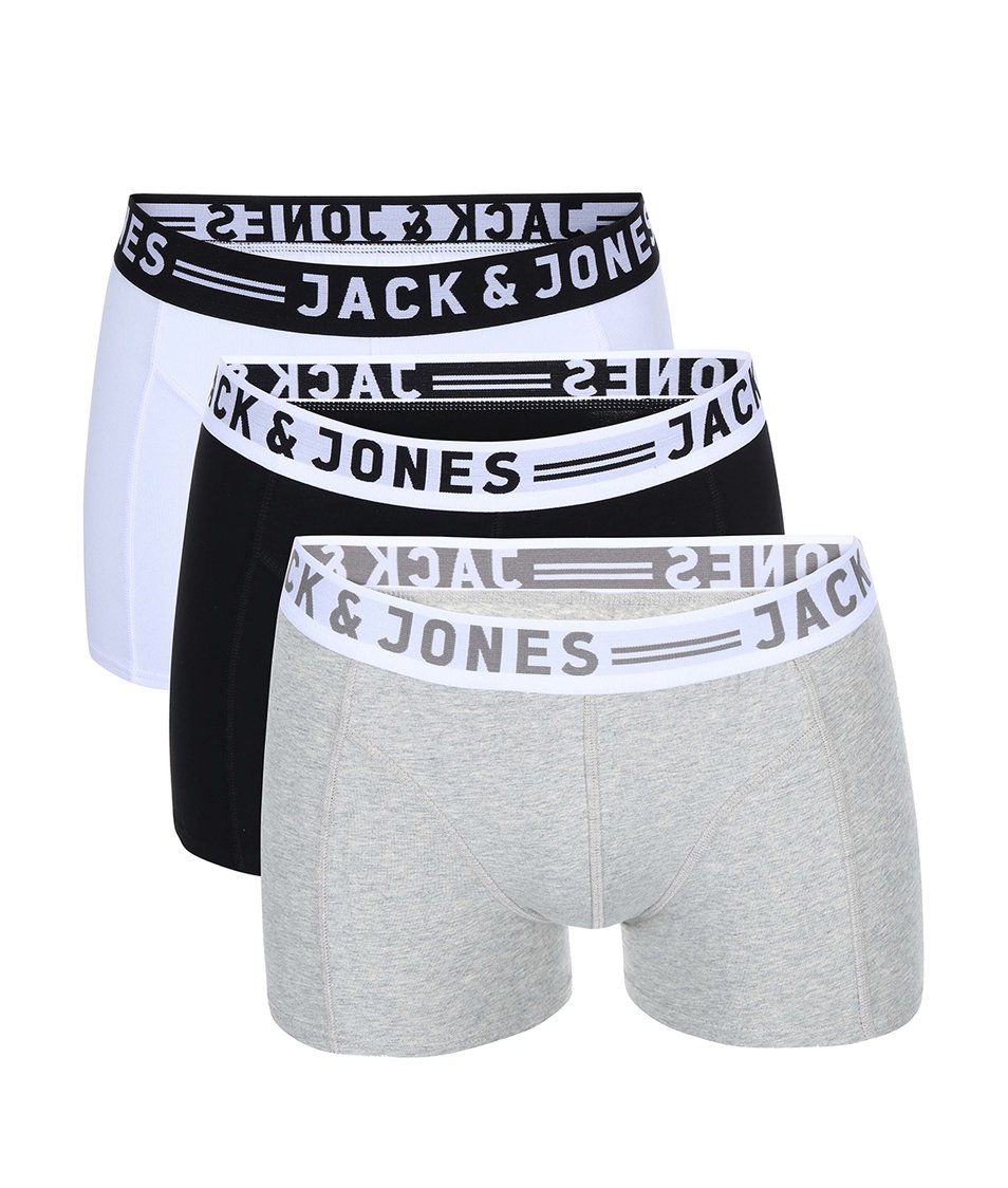 Sada tří boxerek Jack & Jones Sense