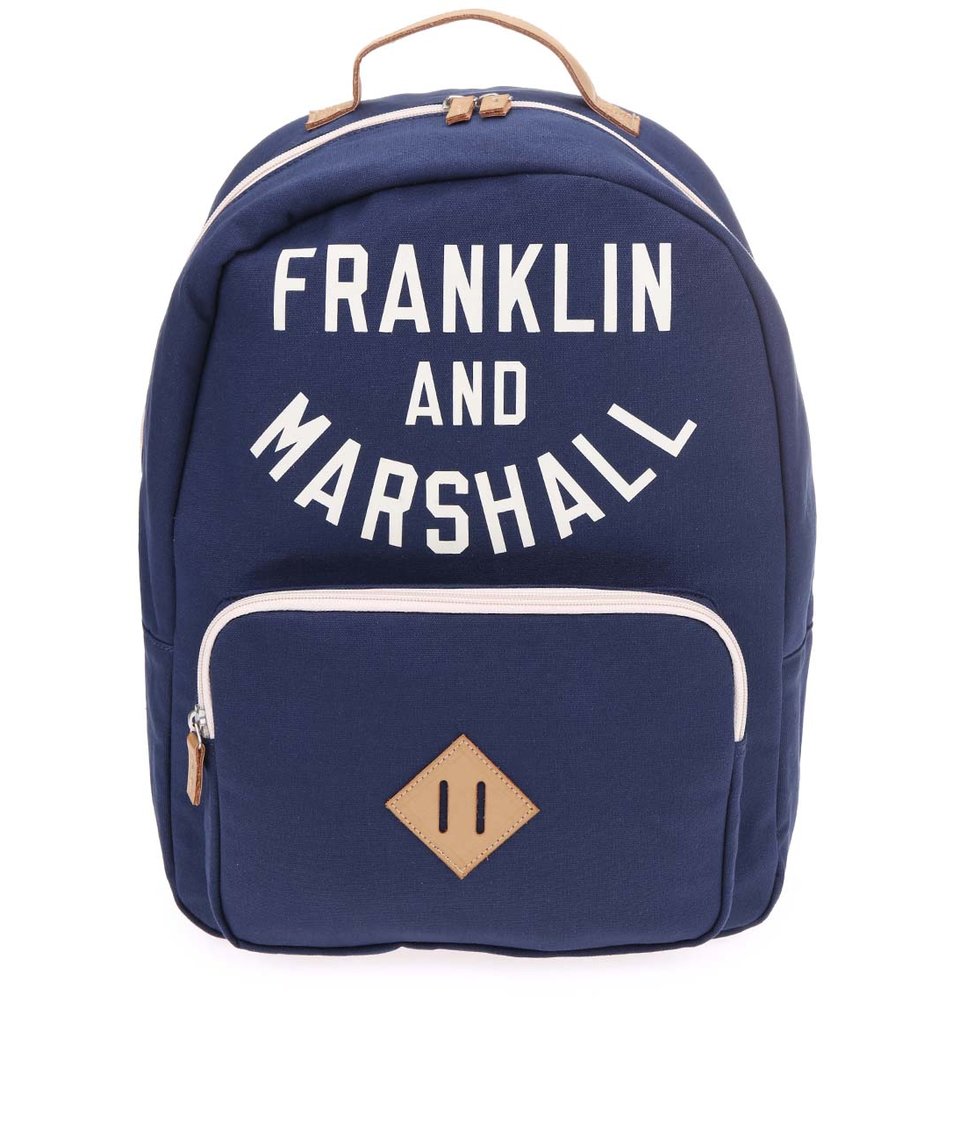 Tmavě modrý unisex batoh Franklin & Marshall