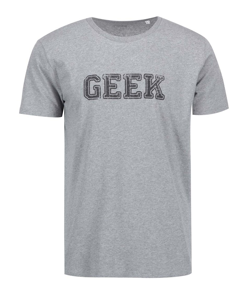 Šedé pánské triko ZOOT Originál Geek