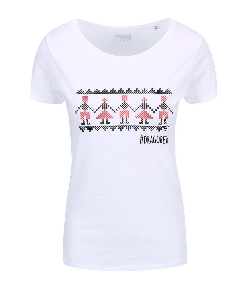 Bílé dámské tričko ZOOT Originál Dragobete Hora