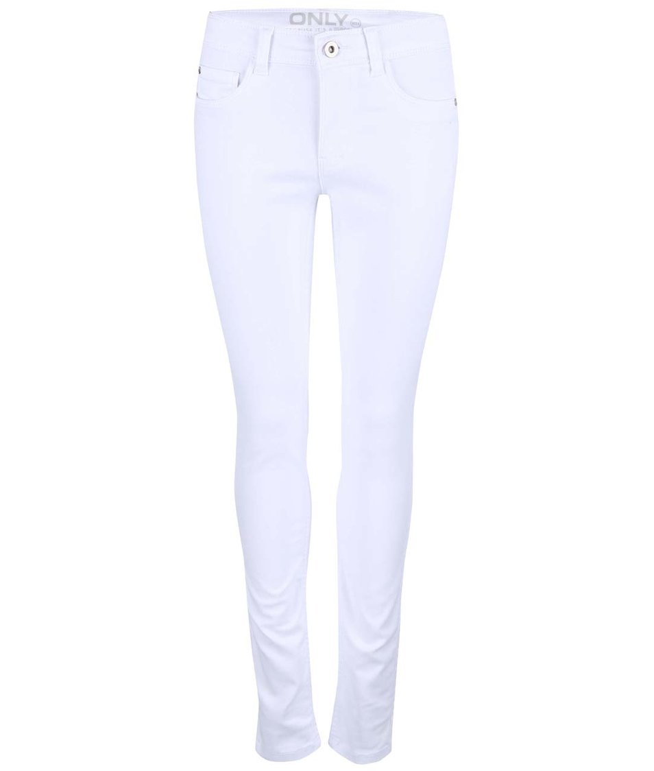Bílé skinny džíny ONLY Ultimate
