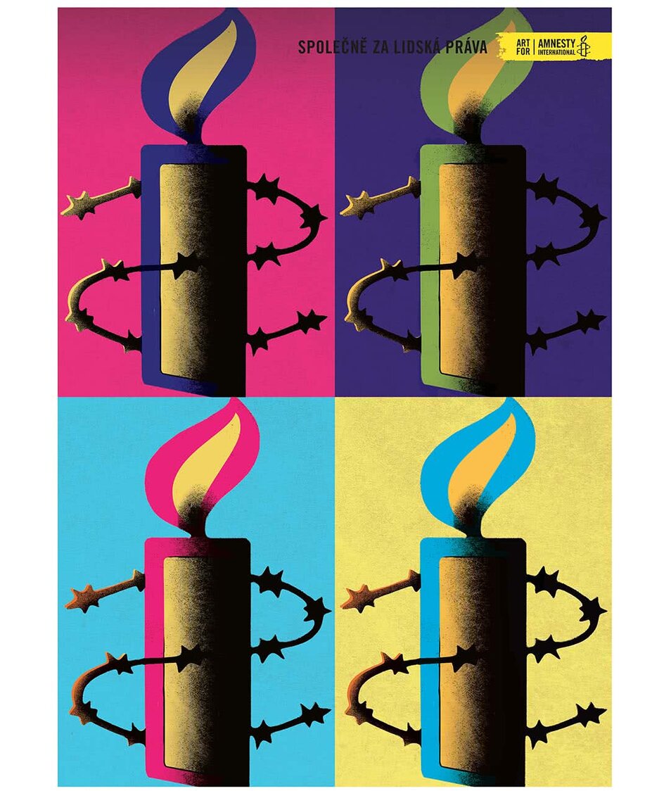 „Dobrý“ plagát Warhol pre Amnesty International