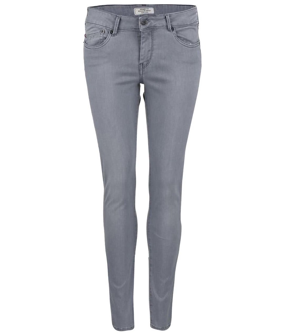 Světle šedé dámské slim fit džíny Pepe Jeans Pixie