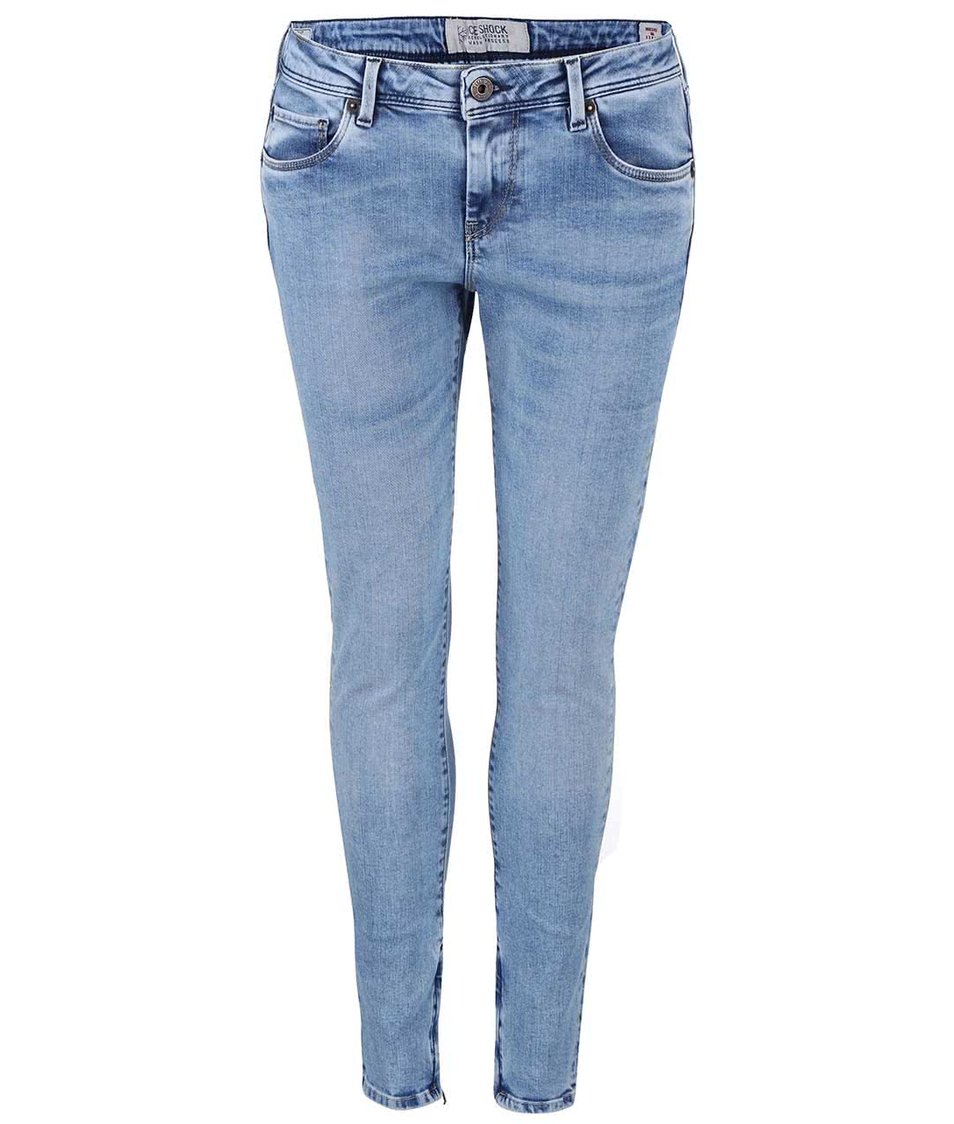 Světle modré dámské slim fit džíny Pepe Jeans Cher