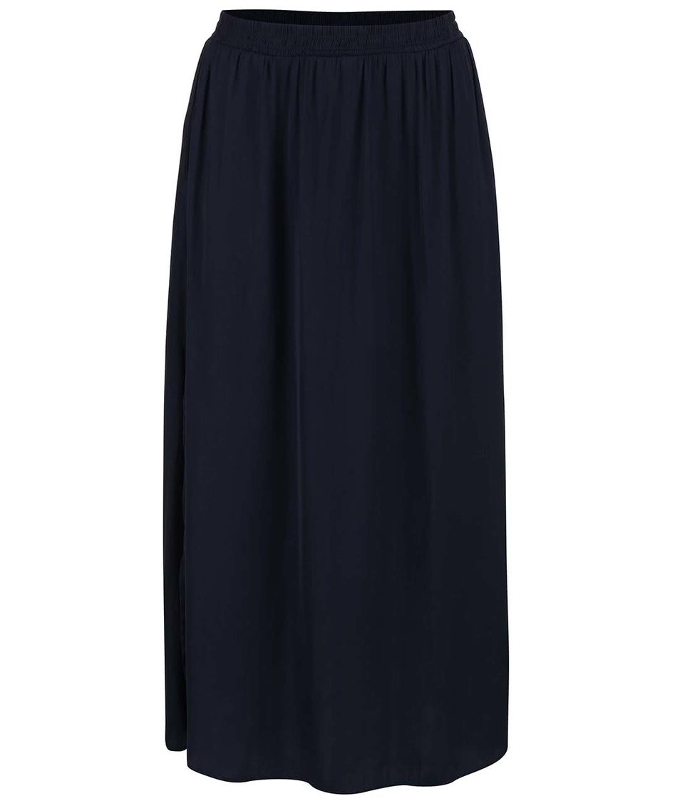 Tmavě modrá dlouhá sukně Vero Moda Nellie