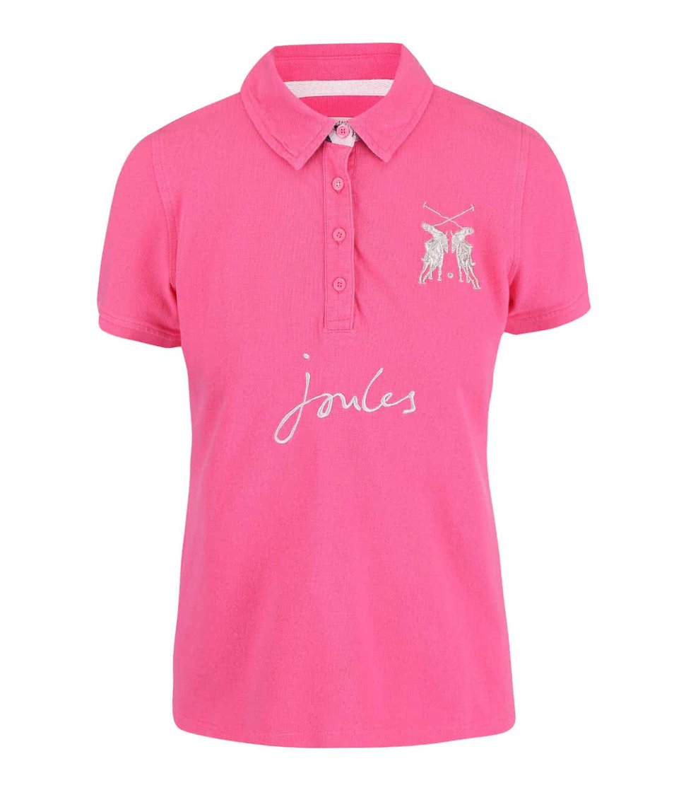 Růžové dámské polo tričko Tom Joule Beaufort