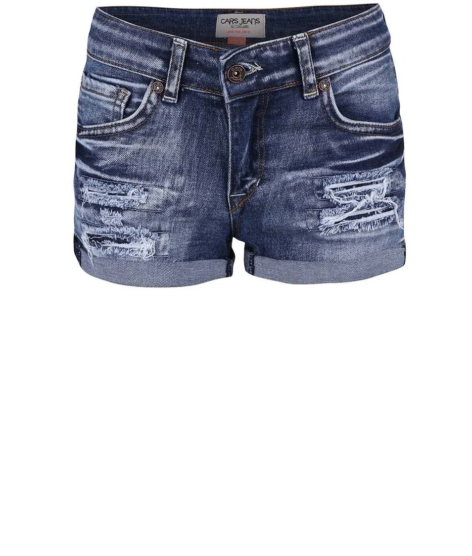Modré holčičí džínové šortky Cars Jeans Sara