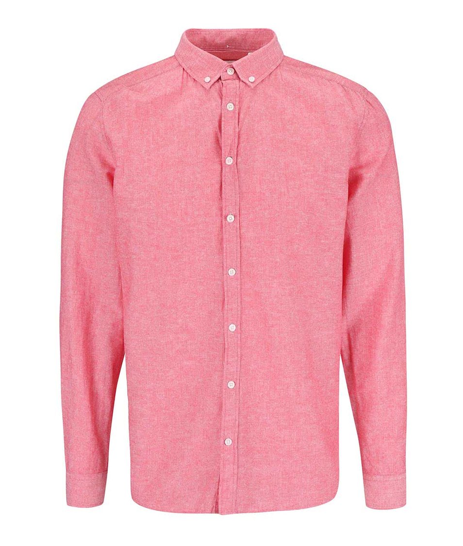 Růžová košile střihu regular fit Tailored & Originals Roade