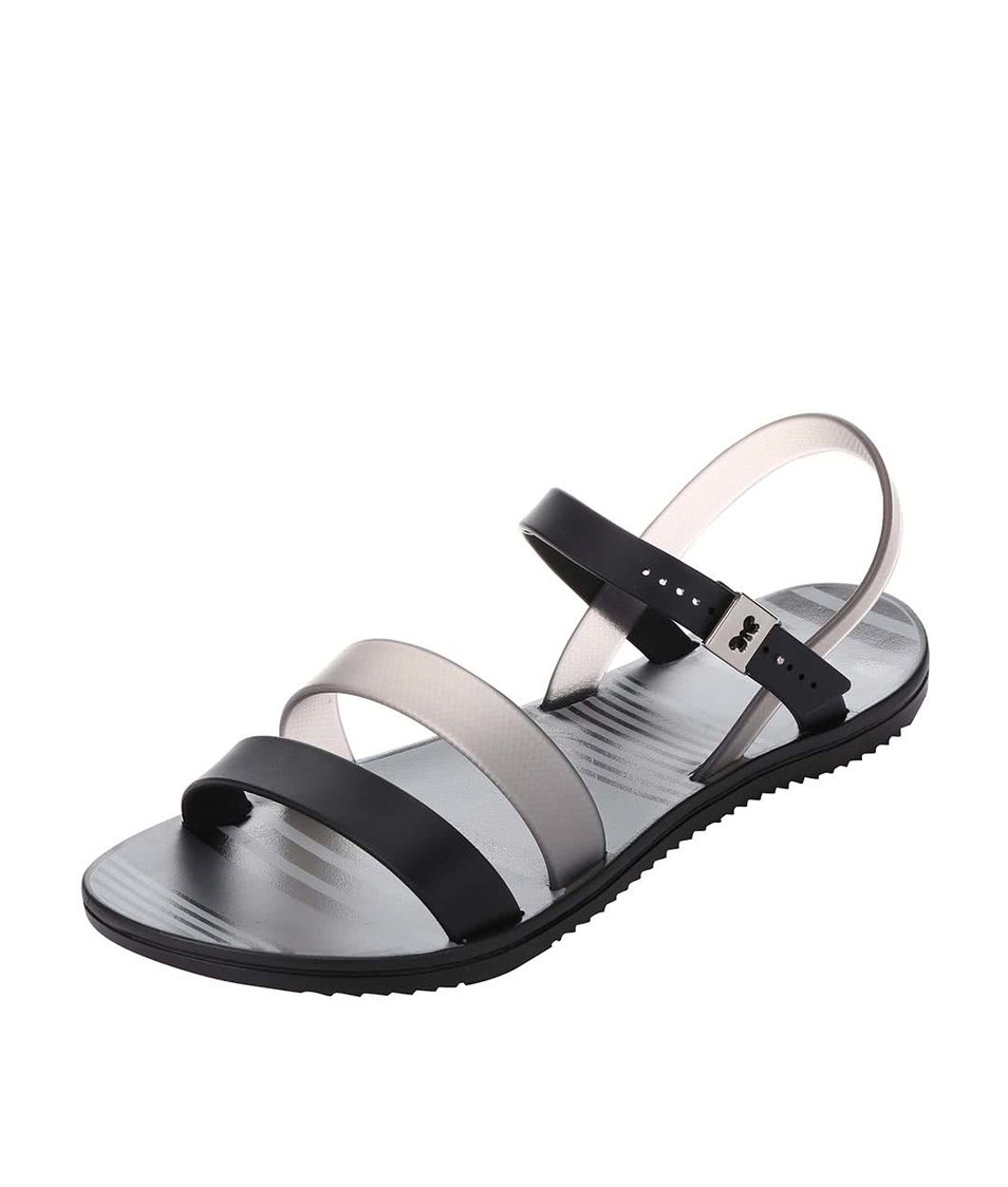 Šedo-černé plastové sandálky Zaxy Fashion Urban Sandal