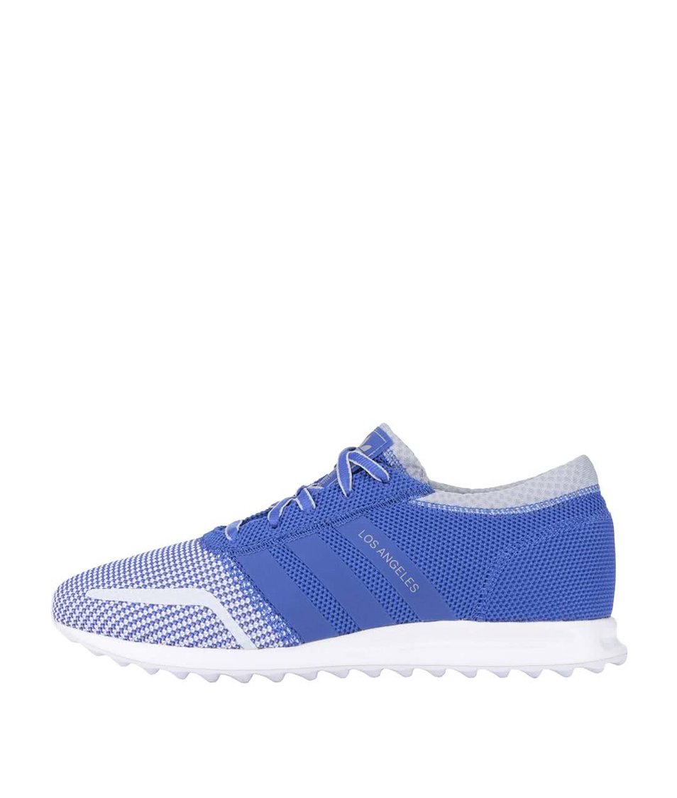 Bílo-modré pánské tenisky adidas Originals Los Angeles