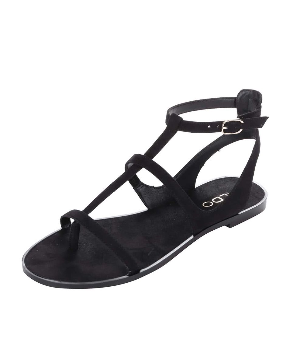 Černé páskové sandály ALDO Tiphanie