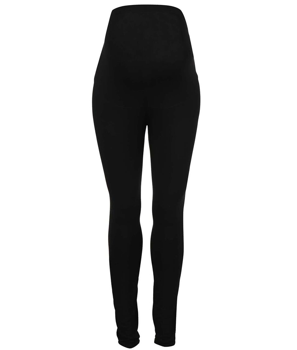 Čierne tehotenské dlhé legíny Dorothy Perkins Maternity