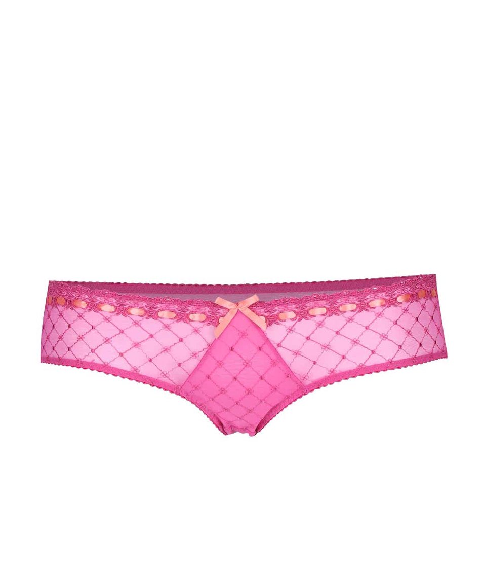 Růžové kalhotky Curvy Kate Portia