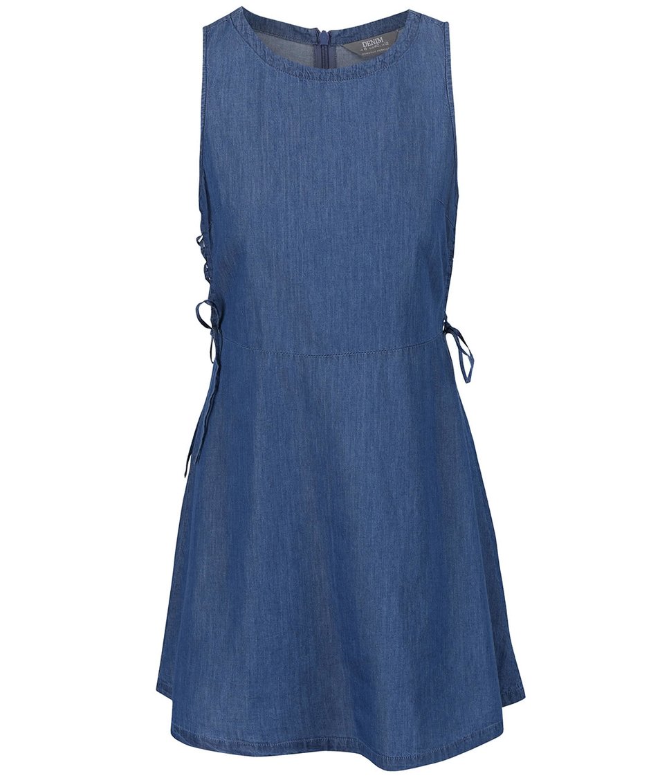 Modré džínové šaty Dorothy Perkins