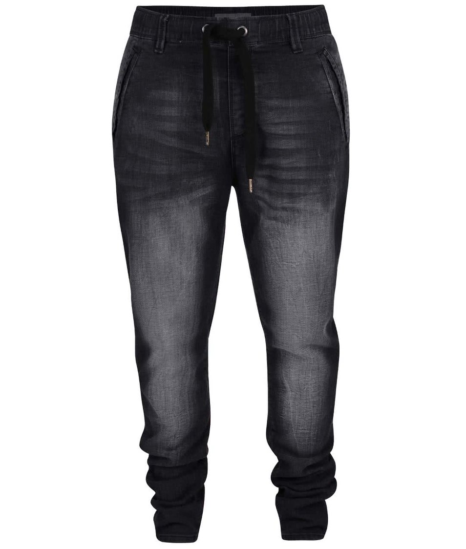 Šedo-černé pánské džíny Shine Original
