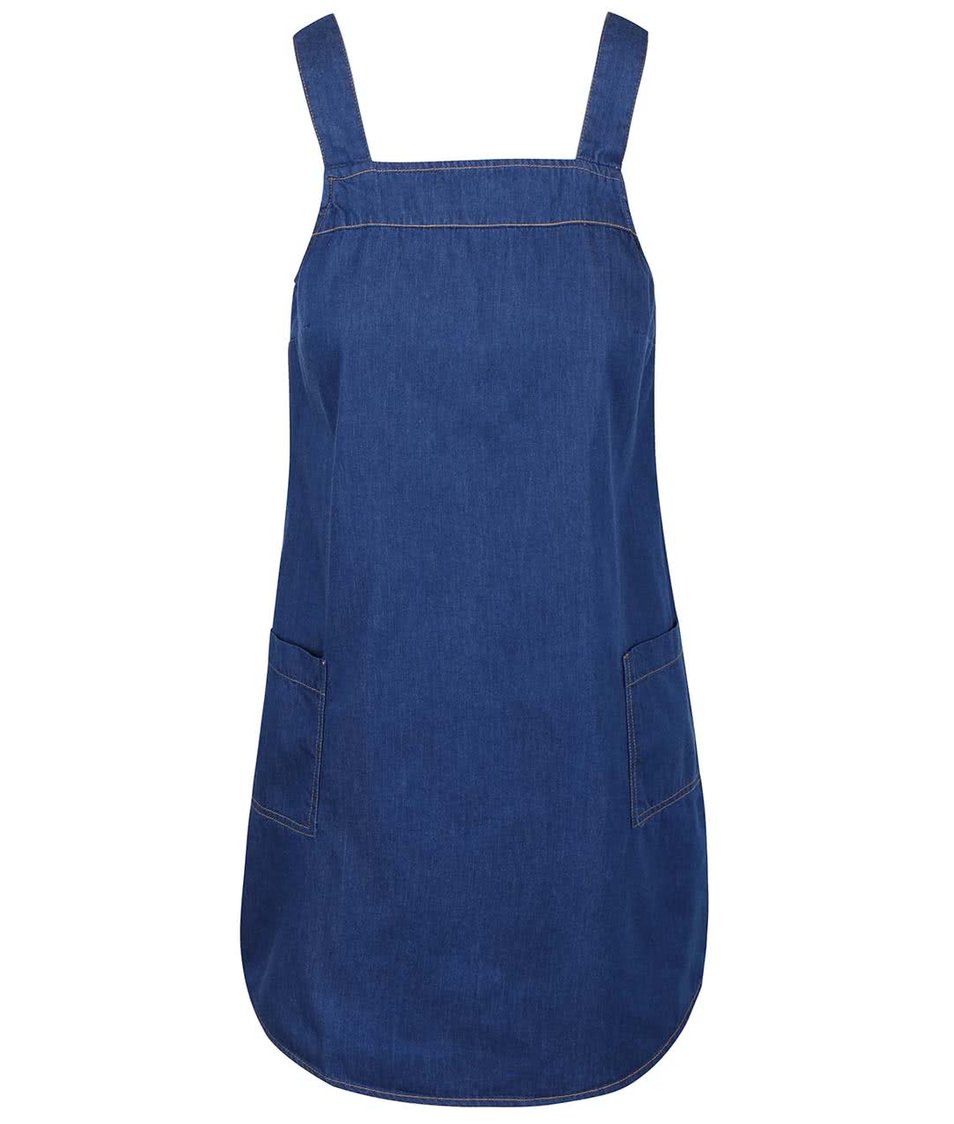 Modré denimové šaty na ramínka Dorothy Perkins Petite