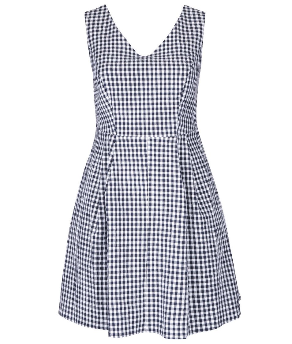 Modro-bílé vzorované šaty Dorothy Perkins Curve