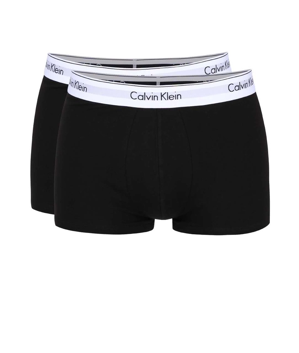 Sada dvou černých boxerek Calvin Klein