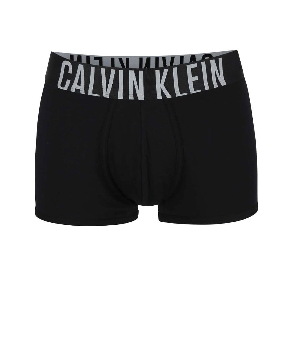 Černé kratší boxerky s širokým pasem Calvin Klein