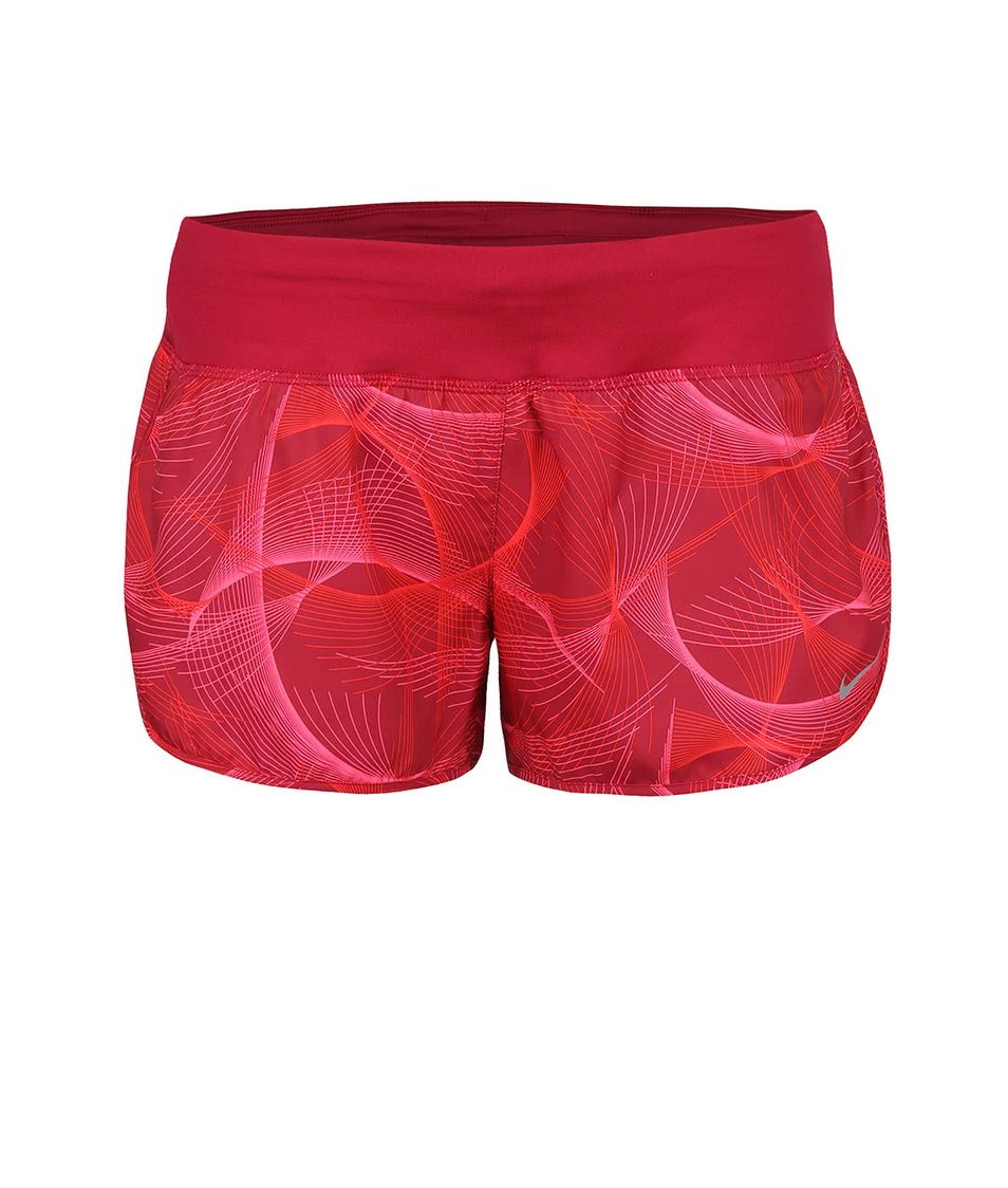 Červené dámské kraťasy Nike Flex