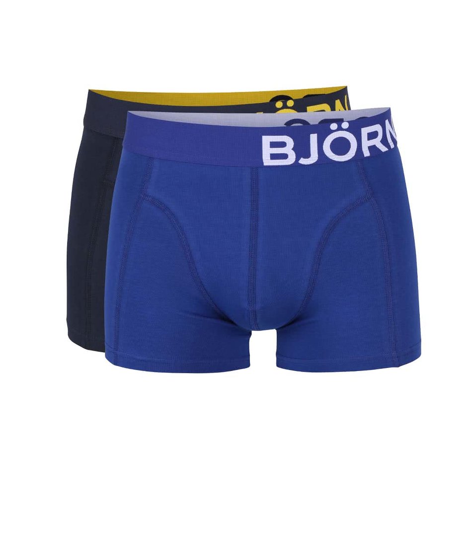 Sada dvou modrých a šedých boxerek Björn Borg