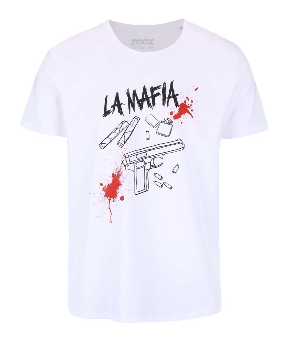 Bílé pánské triko s potiskem ZOOT Originál La Mafia