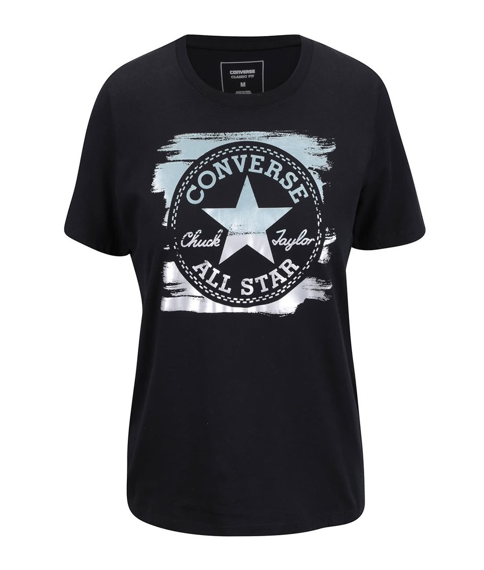 Černé dámské tričko s logem Converse