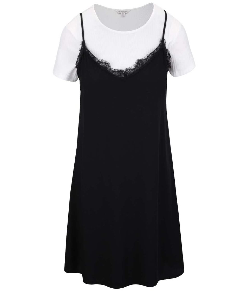 Bílo-černé šaty Miss Selfridge