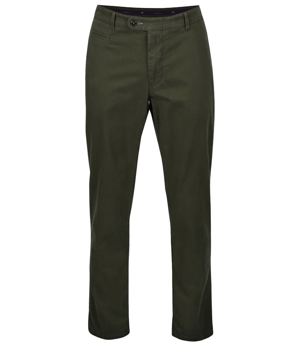 Tmavě zelené chino kalhoty Fynch-Hatton