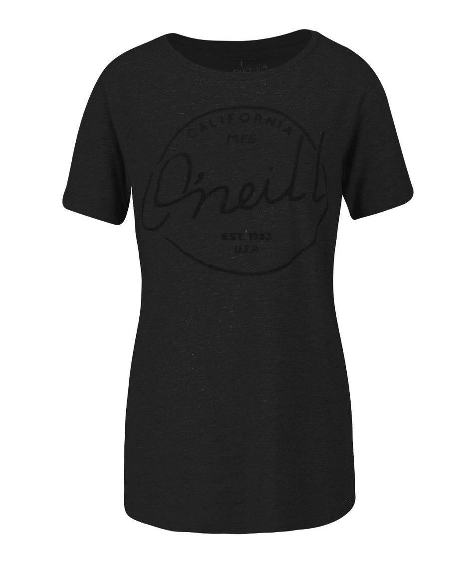 Černé dámské tričko s potiskem O'Neill Base Brand