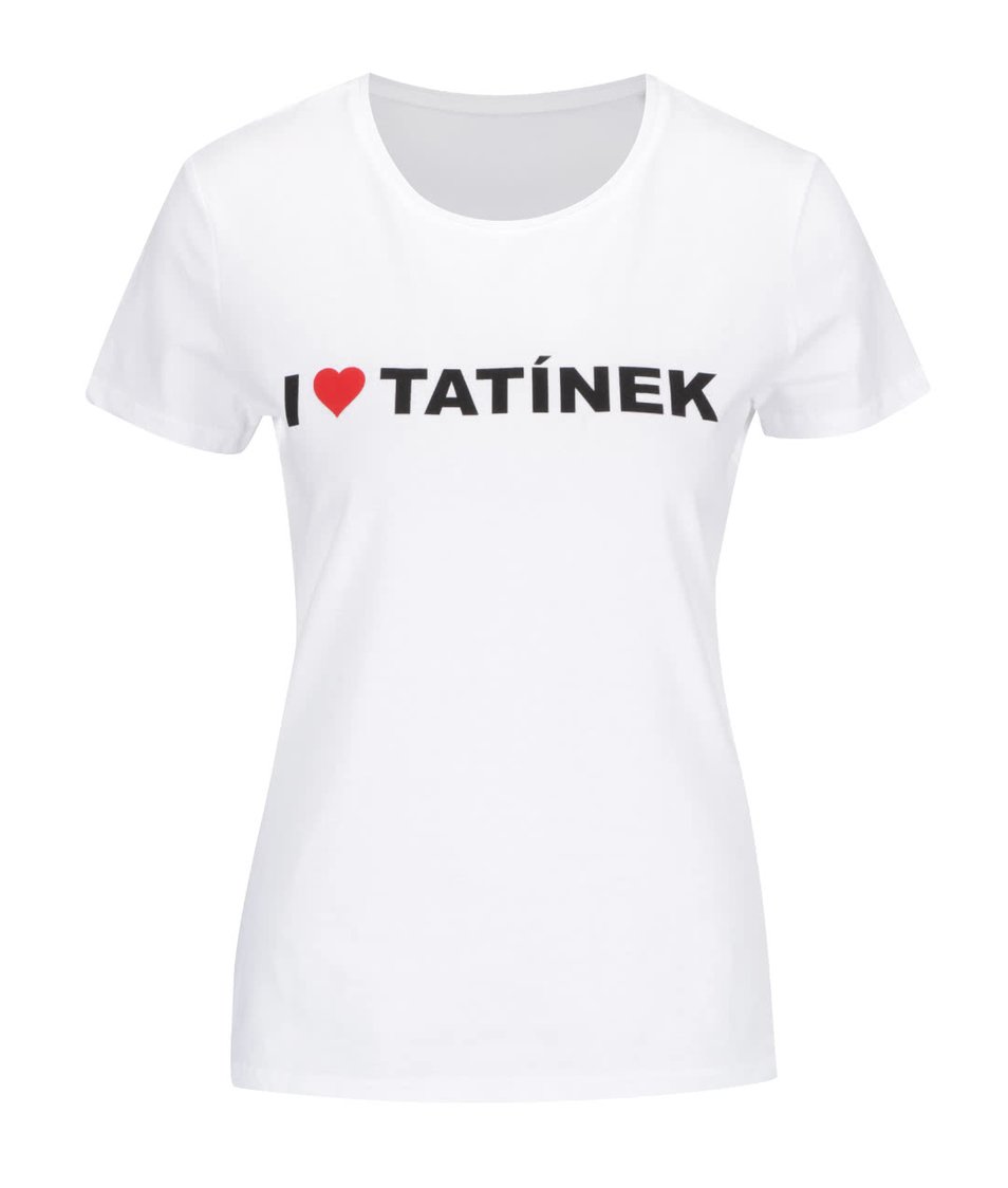 Bílé dámské tričko ZOOT Originál I Love Tatínek