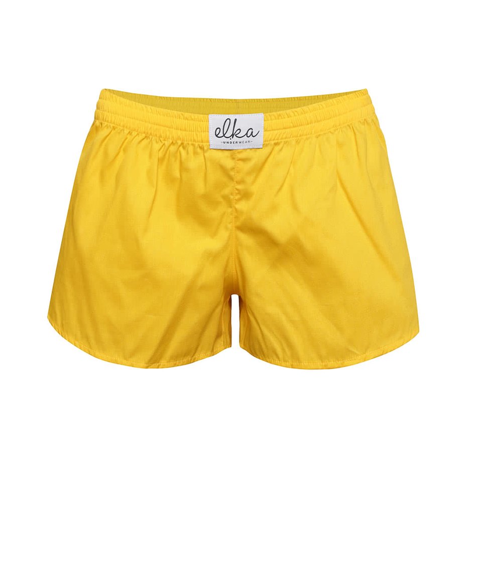 Žluté dámské trenýrky El.Ka Underwear