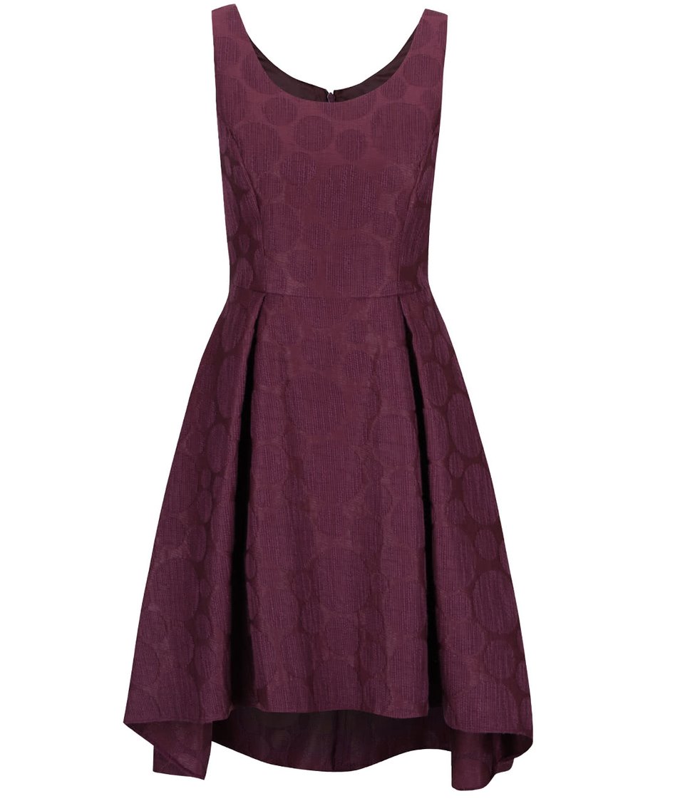 Fialové šaty s puntíkatým vzorem  Dorothy Perkins