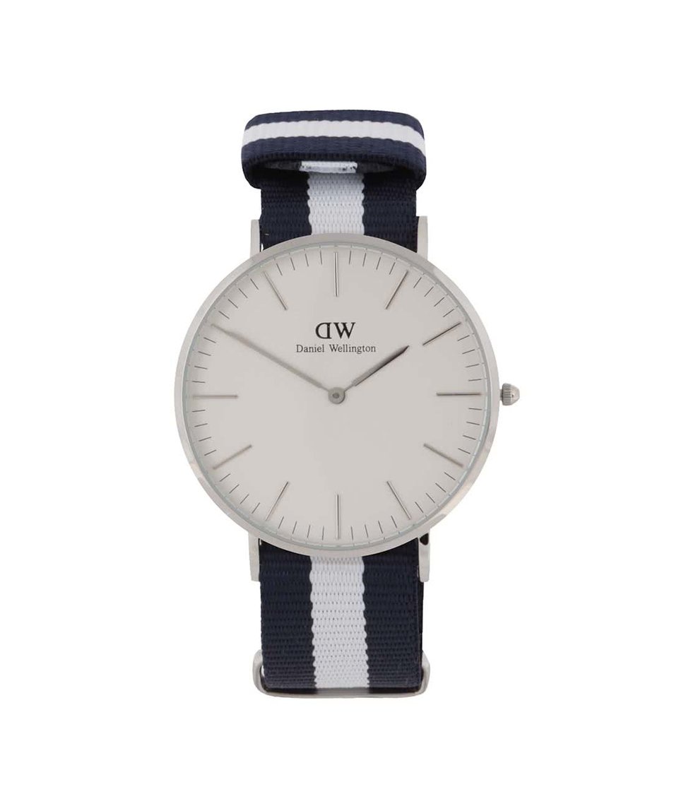 Krémovo-modré dámské hodinky CLASSIC Glasgow Daniel Wellington