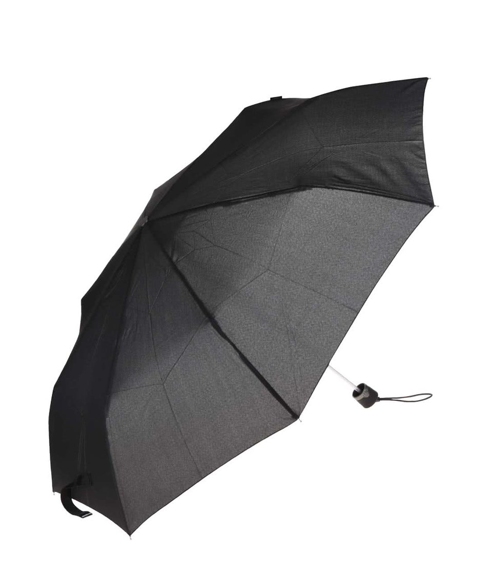 Černý pánský skládací deštník bugatti