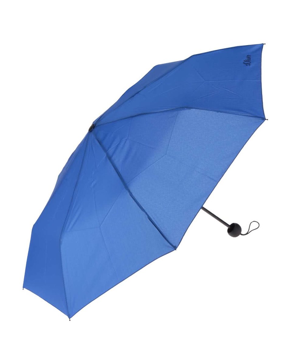 Modrý dámský skládací deštník s.Oliver