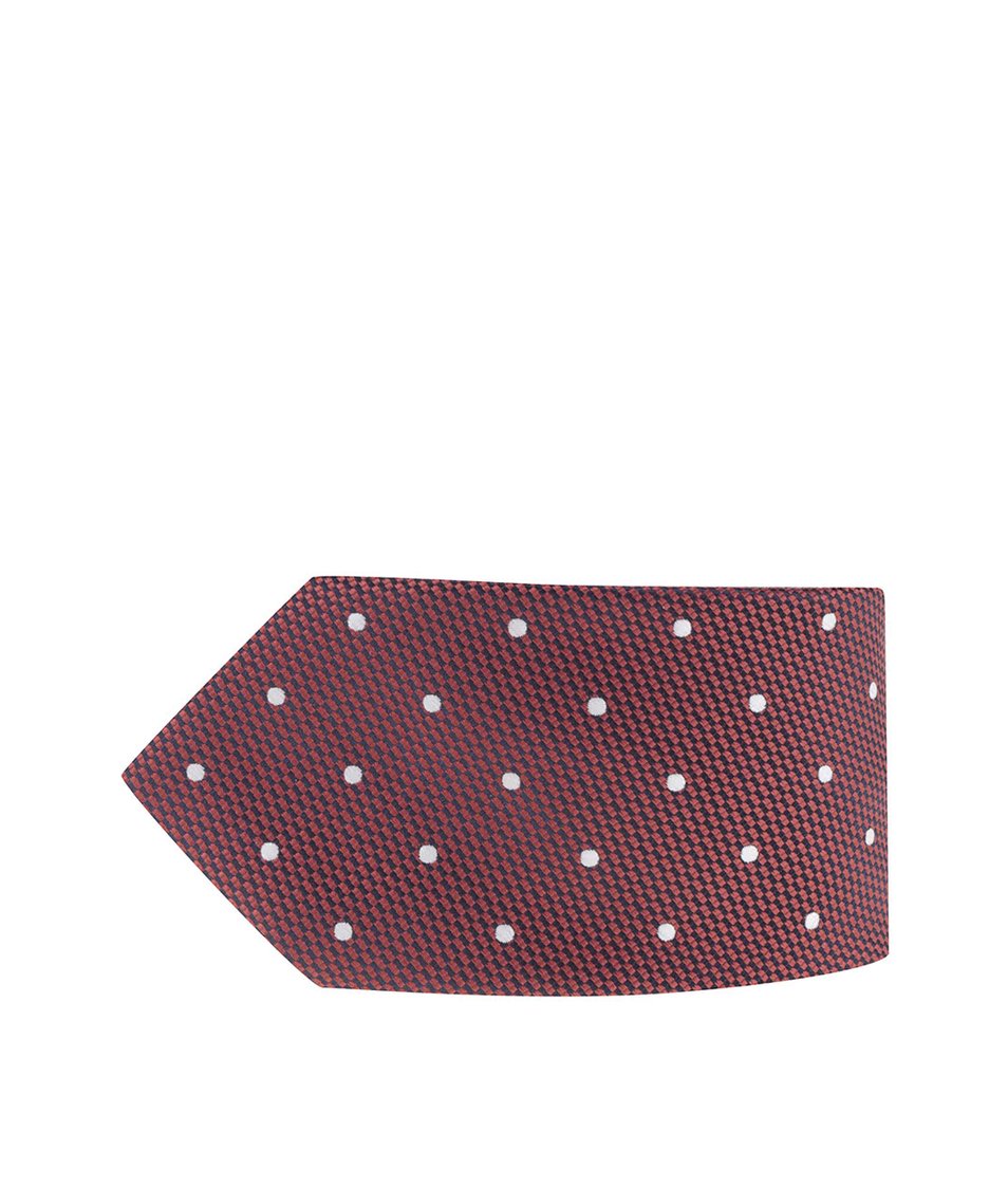 Červená kravata s puntíky Burton Menswear London