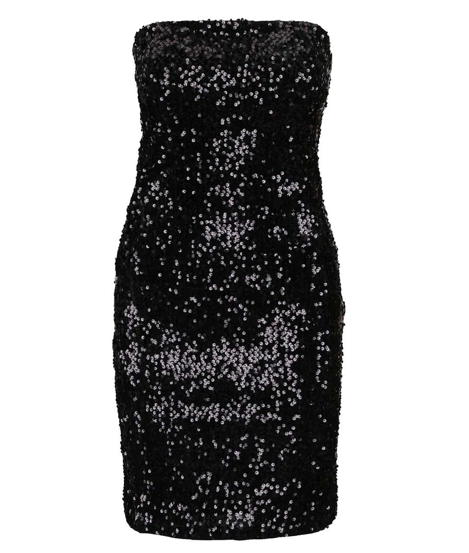 Černé večerní flitrované šaty Haily´s Glammy
