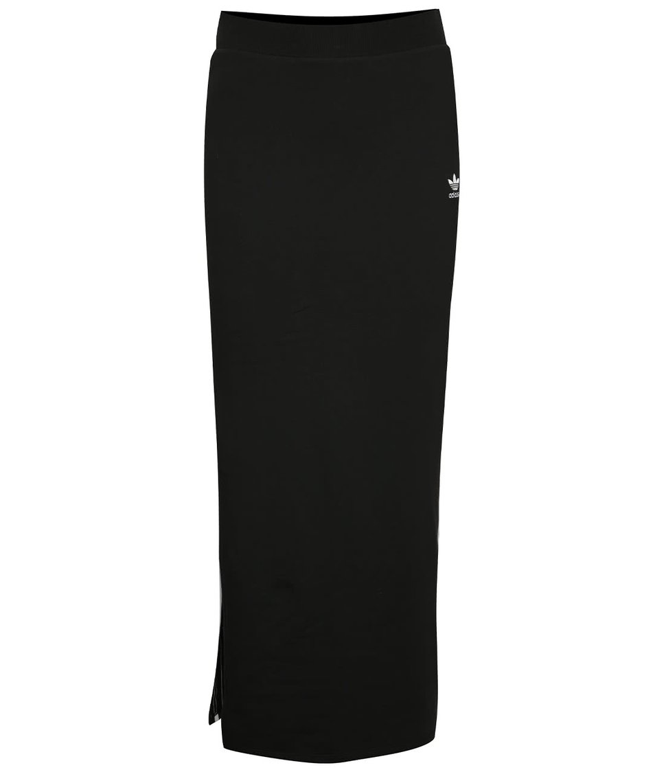 Černá delší sukně adidas Originals