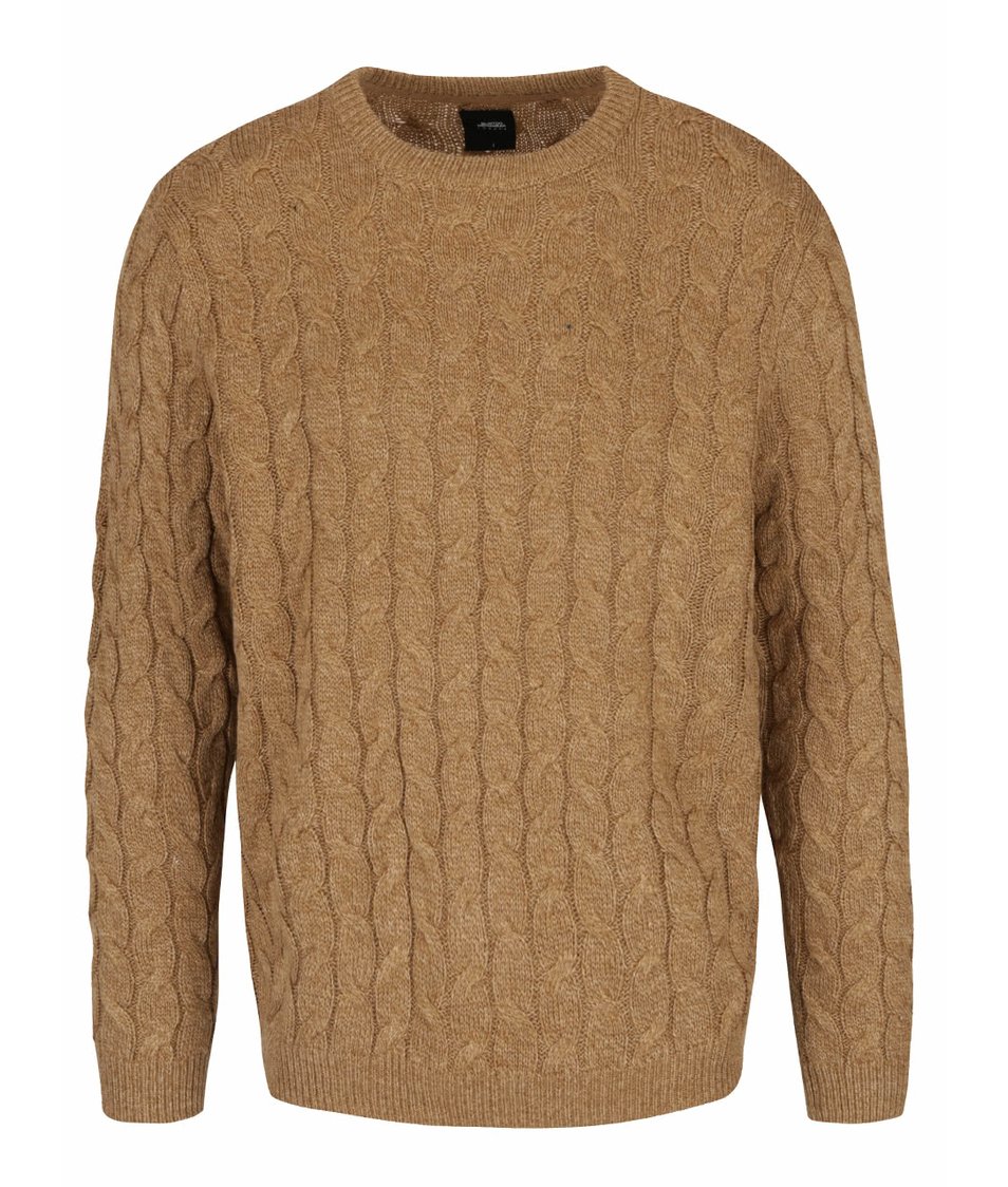 Béžový pletený svetr Burton Menswear London
