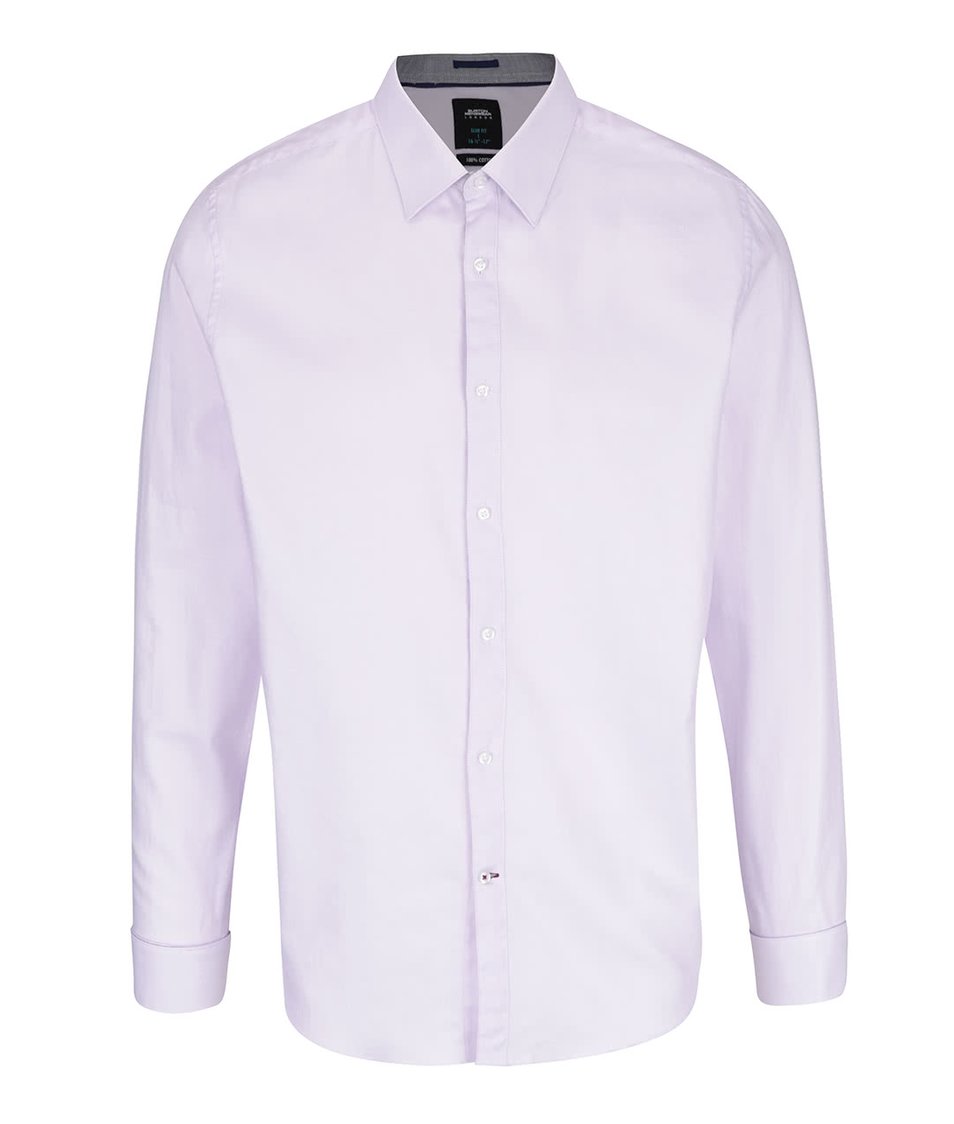 Světle fialová formální košile Burton Menswear London