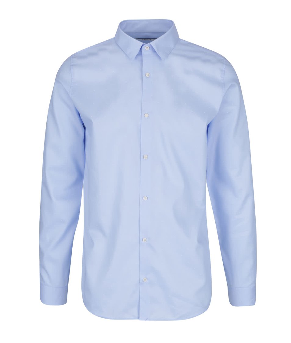 Světle modrá neformální košile se vzorem Jack & Jones Jake