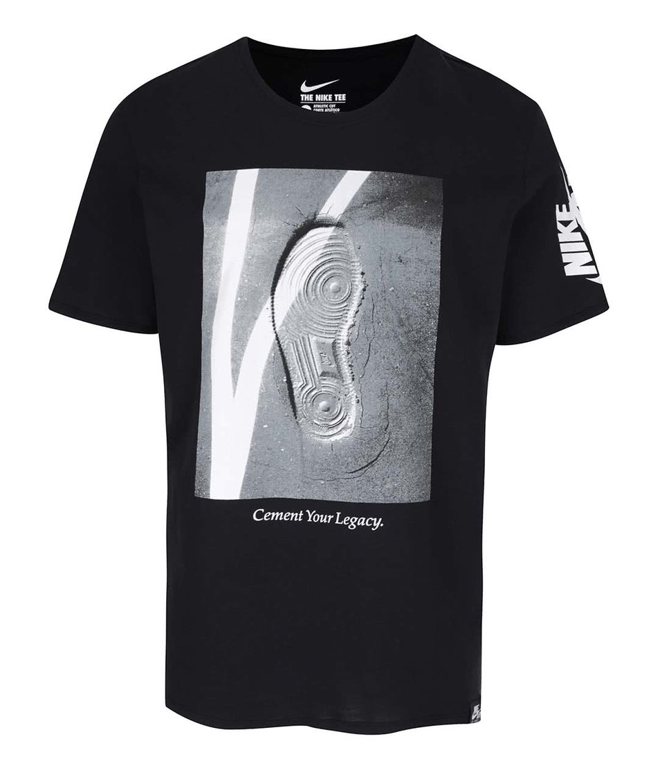 Černé pánské triko s potiskem Nike