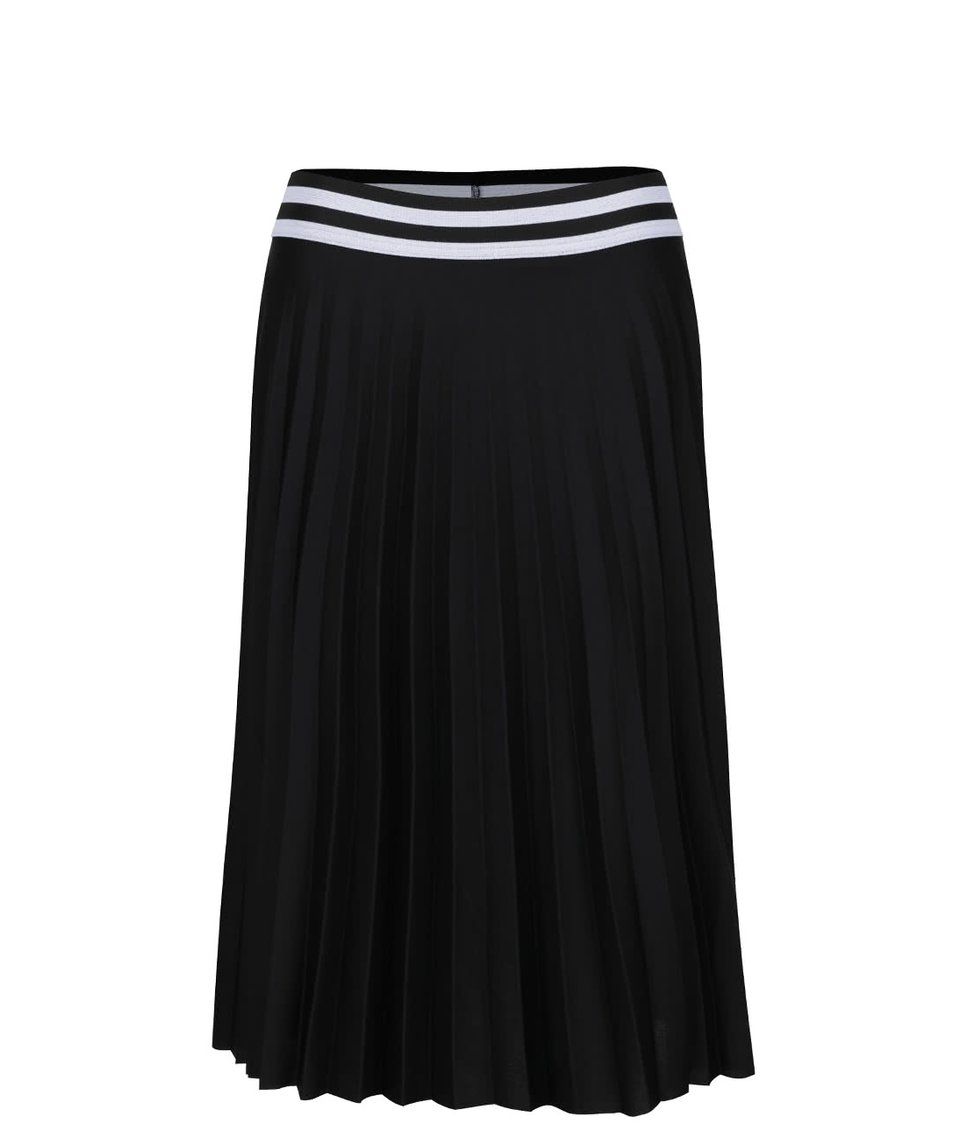 Černá plisovaná sukně VILA Metro