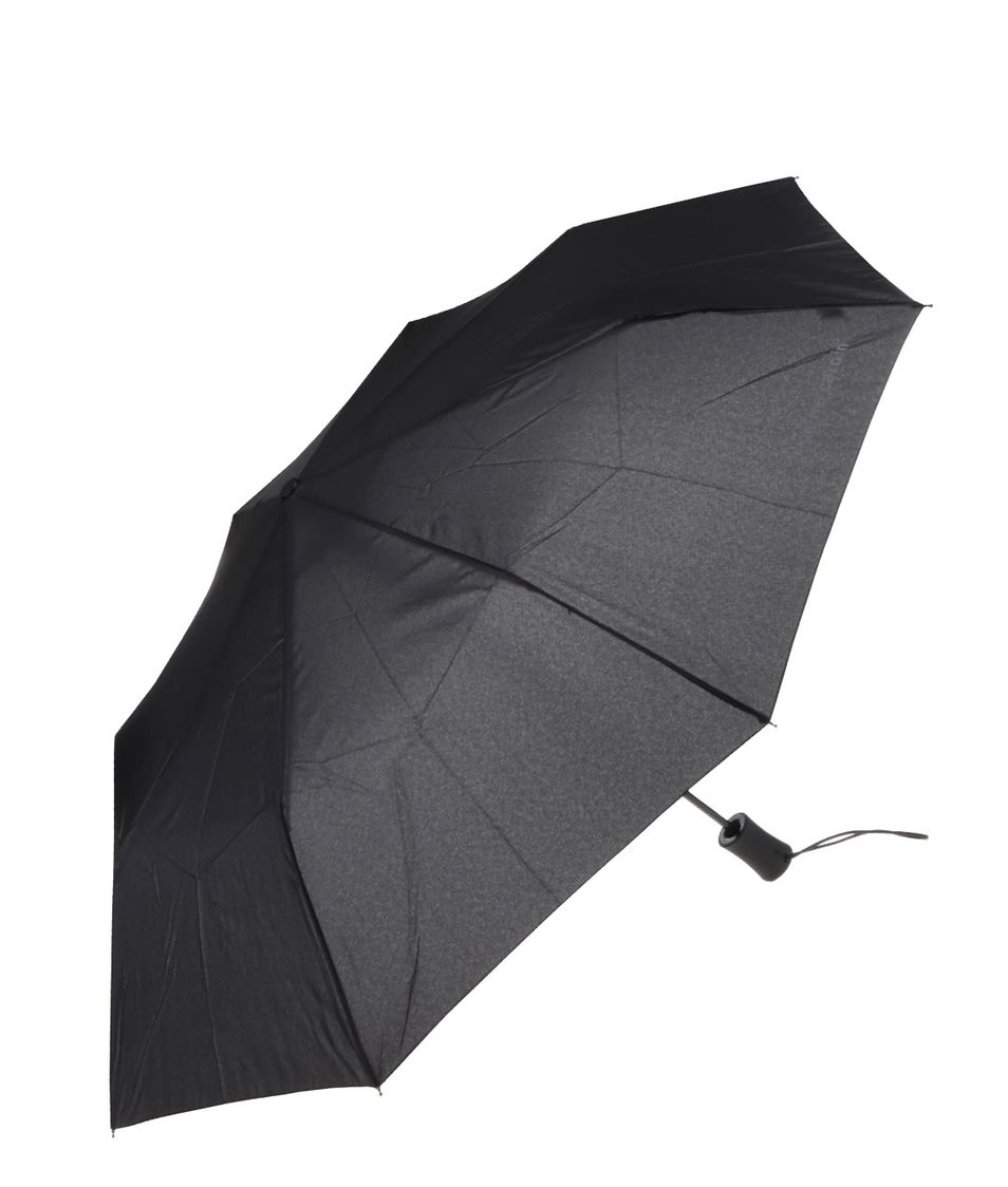 Černý vystřelovací deštník s poutkem Dice