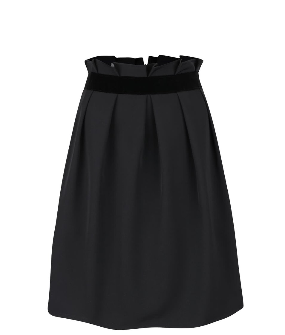 Černá skládaná sukně ZOOT